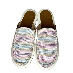 Sanuk You Got My Back ST Summer Cord Slide - Women's Rainbow Size 10